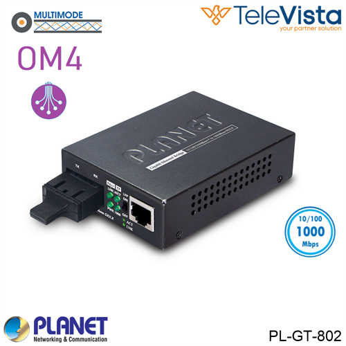 LX Gigabit 10/100/1000Base-T Mediaconverter 550mt, SC, Multi
